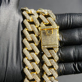 Iced Out Gold Cuban (LARGE)